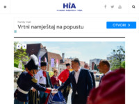 Frontpage screenshot for site: HIA - Hrvatski iseljenički adresar (http://www.hia.com.hr)