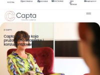 Frontpage screenshot for site: (http://www.capta.hr)