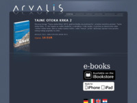 Frontpage screenshot for site: (http://www.arvalis.hr)