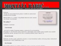 Frontpage screenshot for site: (http://www.montaza-babic.hr)