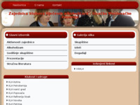 Frontpage screenshot for site: Zajednica klubova lijecenih alkoholicara (http://www.zk-la.hr/)