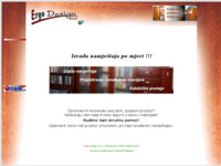 Frontpage screenshot for site: Ergo Design d.o.o. (http://www.ergodesign.hr)