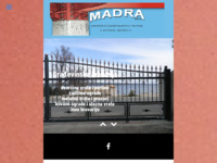 Frontpage screenshot for site: Madra d.o.o. (Čavle) - poduzeće za građevinarstvo i trgovinu (http://www.madra.hr/)