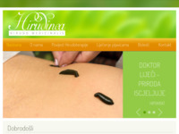 Frontpage screenshot for site: Hirudoterapija - liječenje pijavicama (http://hirudinea-istra.eu)