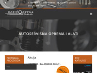 Frontpage screenshot for site: (http://www.kesic-oprema.hr)