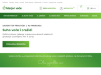Frontpage screenshot for site: Suho voće prodaja Hrvatska (http://marjan-voce.hr/)