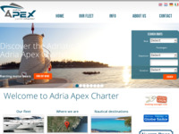 Frontpage screenshot for site: Adria Apex Charter - Home (http://www.apexcharter.com)