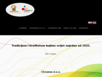 Frontpage screenshot for site: Chromos d.d. (http://www.chromos.hr)