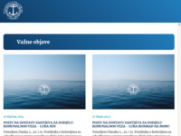 Frontpage screenshot for site: Županijska lučka uprava Zadar (http://www.cpa-zadar.hr/)