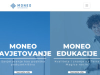 Frontpage screenshot for site: (http://www.moneo-savjetovanje.hr)