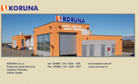 Frontpage screenshot for site: Koruna d.o.o. Zadar (http://www.koruna.hr)