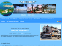 Frontpage screenshot for site: Aurora Rovinj (http://www.apartmaniaurora-zoran.hr)