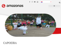 Frontpage screenshot for site: (http://www.amazonas.hr/capoeira)