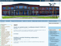 Frontpage screenshot for site: (http://www.os-vrbani-zg.skole.hr/)