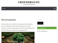 Frontpage screenshot for site: (http://www.croenergo.eu)
