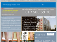 Frontpage screenshot for site: Proširene vene - liječenje (http://www.moje-vene.com)