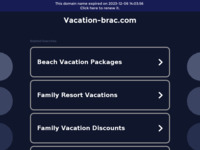 Frontpage screenshot for site: (http://www.vacation-brac.com)