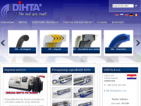 Frontpage screenshot for site: Dihta d.o.o. (http://www.dihta.com)