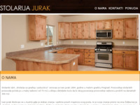 Frontpage screenshot for site: Stolarija Jurak - Proizvodnja vanjske i unutarnje stolarije (http://stolarijajurak.hr)