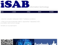 Frontpage screenshot for site: iSAB Informacijske tehnologije (http://www.isab-it.hr)
