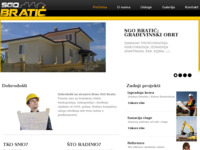 Frontpage screenshot for site: SGO Bratić (http://www.sgo-bratic.hr)