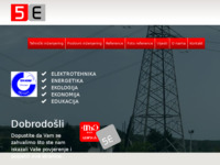 Frontpage screenshot for site: 5E d.o.o. Rijeka (http://www.5e-rijeka.hr)