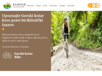 Frontpage screenshot for site: Gorski kotar Bike (http://gorskikotarbike.com)