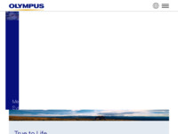 Frontpage screenshot for site: Olympus Croatia (http://www.olympus.hr/)