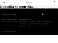 Frontpage screenshot for site: net.hr (http://www.net.hr)
