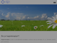 Frontpage screenshot for site: (http://hagioterapija-split.hr)