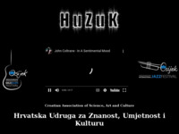Frontpage screenshot for site: HUZUK - Hrvatska Udruga za Znanost, Umjetnost i Kulturu (http://www.huzuk-os.hr)