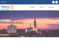 Frontpage screenshot for site: Rotary klub Osijek (http://www.rotary-osijek.hr)
