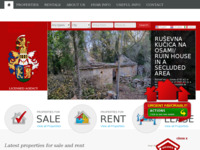 Frontpage screenshot for site: (http://hvar-properties.com)