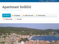 Frontpage screenshot for site: (http://www.apartmani-vis-svilicic.hr)