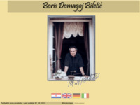 Frontpage screenshot for site: Boris Domagoj Biletic (http://www.boris-biletic.iz.hr)
