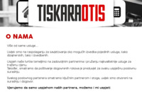 Frontpage screenshot for site: Tiskara Otis - Poreč (http://www.tiskaraotis.hr)