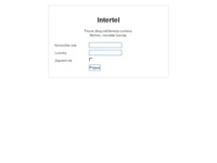 Frontpage screenshot for site: Intertel - VoIP telefonski provider (http://www.intertel.hr)