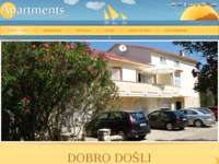 Frontpage screenshot for site: Apartmani Novalja - Otok Pag Apartmani - Šuljić Family Apartmani (http://www.novalja-pag.info/)