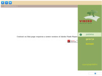 Frontpage screenshot for site: Vibero (http://www.vibero.hr)