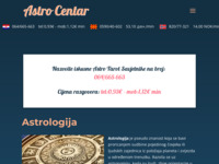 Frontpage screenshot for site: Astrologija (http://www.astrocentar.com.hr/astrologija/)