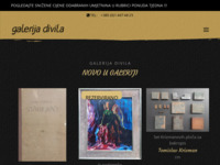 Frontpage screenshot for site: Galerija Divila - Galerija umjetnina - Umjetničke slike - Skulpture (http://www.galerijadivila.hr)