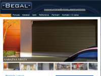 Frontpage screenshot for site: Begal (http://www.begal.hr)