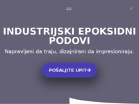 Frontpage screenshot for site: (http://www.markovic-epoksidnipodovi.hr)