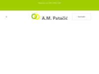 Frontpage screenshot for site: (http://www.am-patacic.hr)