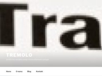 Frontpage screenshot for site: (http://www.tremolo.hr)