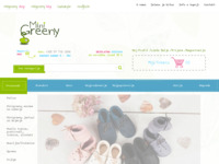 Frontpage screenshot for site: Mini Greeny - za bebe, djecu, trudnice i dojilje (http://www.minigreeny.com)