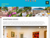Frontpage screenshot for site: Apartmani Boris - Dubrovnik (http://www.apartmani-boris.hr )