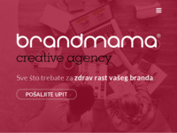 Frontpage screenshot for site: Brandmama (http://www.brandmama.hr)