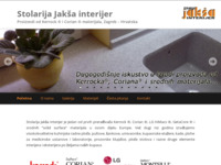 Frontpage screenshot for site: Stolarija Jakša Interijer (http://www.jaksa-interijer.hr)
