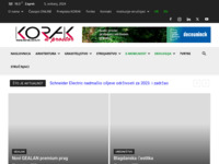 Frontpage screenshot for site: (http://www.korak.com.hr)
